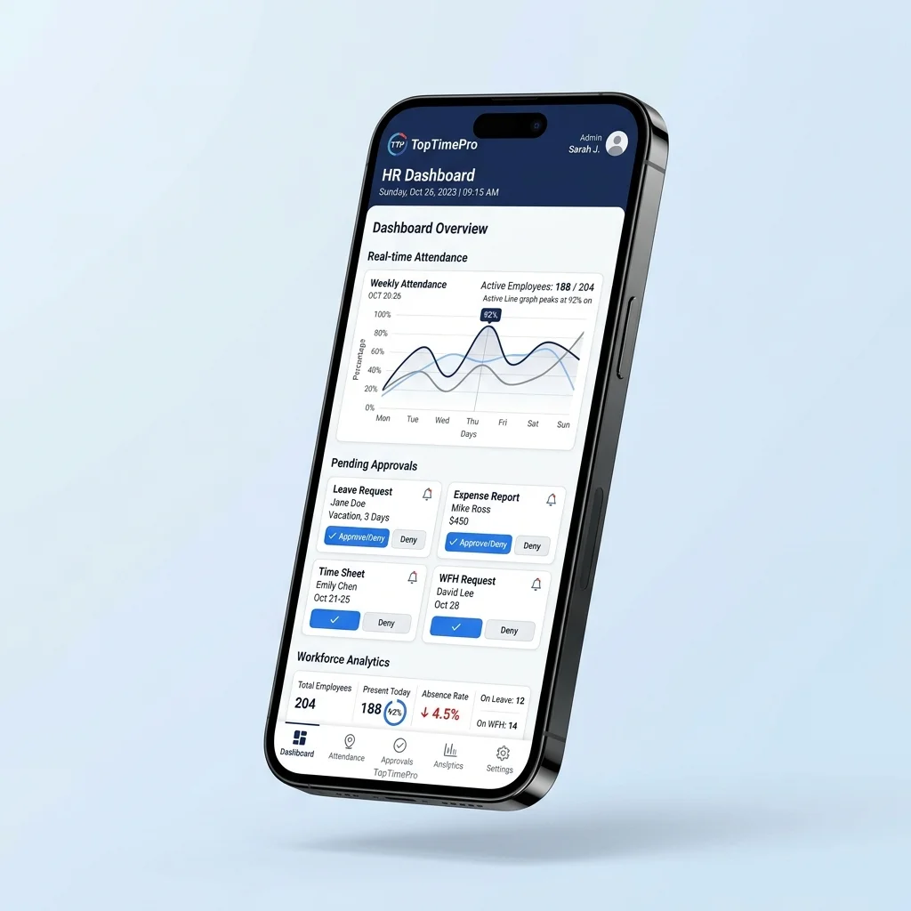 TopTime Admin App